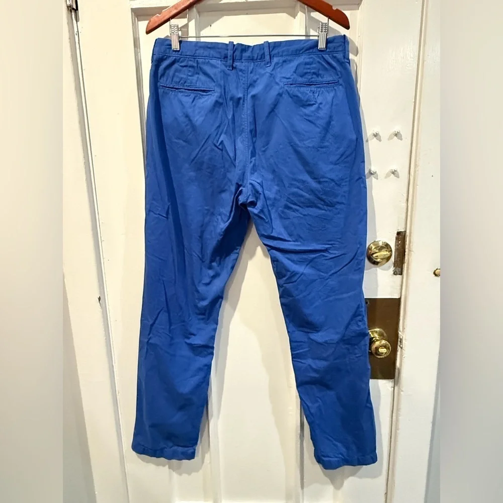 J. Crew Men's Vibrant Blue Chinos